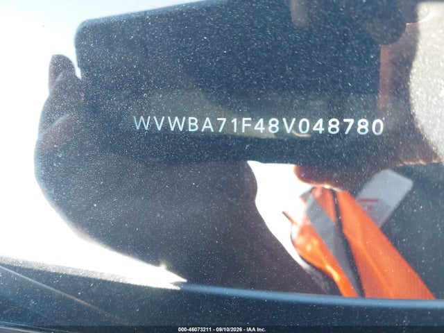 46073211 :رقم المزاد ، WVWBA71F48V048780 vin ، 2008 Volkswagen Eos Komfort مزاد بيع
