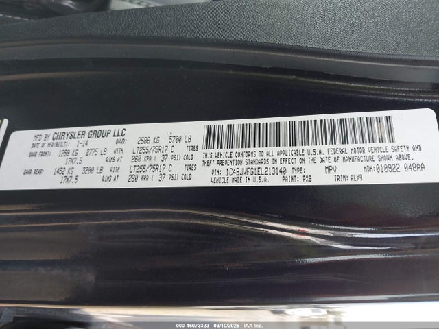 Продажа на аукционе авто 2014 Jeep Wrangler Unlimited Rubicon, vin: 1C4BJWFG1EL213140, номер лота: 46073323