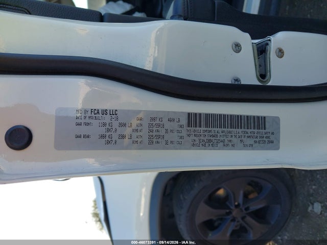 Aukcja sprzedaży 2018 Jeep Compass Altitude 4x4, vin: 3C4NJDBB4JT325442, numer aukcji: 46073391