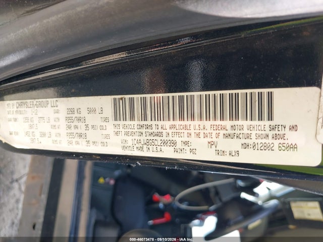 2012 Jeep Wrangler Sahara მანქანა იყიდება აუქციონზე, vin: 1C4AJWBG5CL200390, აუქციონის ნომერი: 46073478