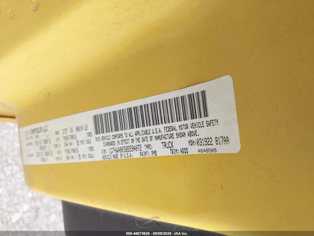 Aukcja sprzedaży 2008 Dodge Dakota Slt, vin: 1D7HW48K58S594072, numer aukcji: 46073626