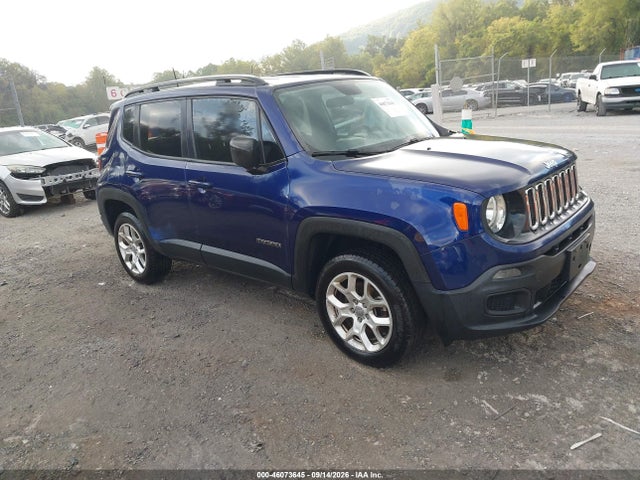 2018 Jeep Renegade Sport 4x4 მანქანა იყიდება აუქციონზე, vin: ZACCJBAB9JPJ45794, აუქციონის ნომერი: 46073645