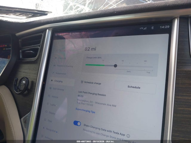 2015 Tesla Model S 60/70/85 მანქანა იყიდება აუქციონზე, vin: 5YJSA1E11FF118436, აუქციონის ნომერი: 46073663