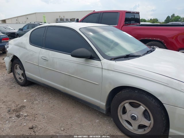 Продажа на аукционе авто 2004 Chevrolet Monte Carlo Ls, vin: 2G1WW12EX49192507, номер лота: 46073693