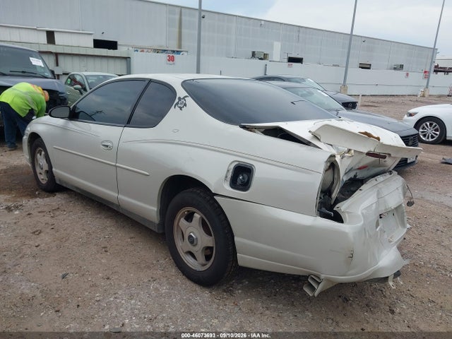 Продажа на аукционе авто 2004 Chevrolet Monte Carlo Ls, vin: 2G1WW12EX49192507, номер лота: 46073693