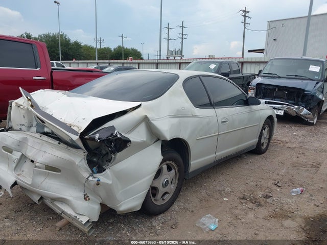 Продажа на аукционе авто 2004 Chevrolet Monte Carlo Ls, vin: 2G1WW12EX49192507, номер лота: 46073693