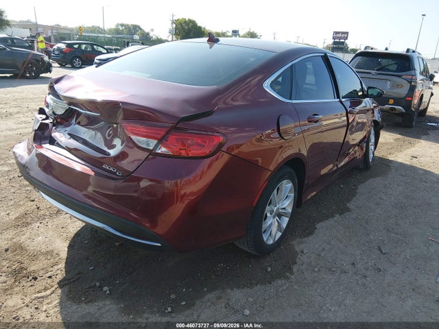 Продажа на аукционе авто 2015 Chrysler 200 C, vin: 1C3CCCCB1FN614817, номер лота: 46073727