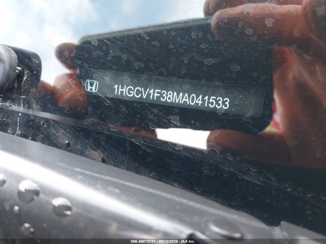 46073731 :رقم المزاد ، 1HGCV1F38MA041533 vin ، 2021 Honda Accord Sport مزاد بيع