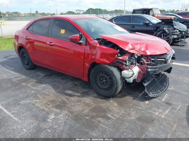 2016 Toyota Corolla Le მანქანა იყიდება აუქციონზე, vin: 2T1BURHE5GC544592, აუქციონის ნომერი: 46073736