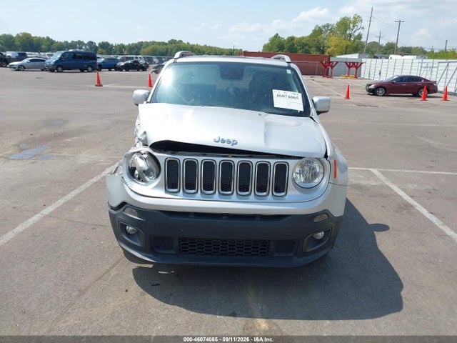 2018 Jeep Renegade Limited Fwd მანქანა იყიდება აუქციონზე, vin: ZACCJADB7JPJ19569, აუქციონის ნომერი: 46074065