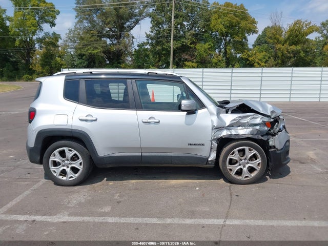 2018 Jeep Renegade Limited Fwd მანქანა იყიდება აუქციონზე, vin: ZACCJADB7JPJ19569, აუქციონის ნომერი: 46074065