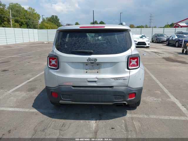 2018 Jeep Renegade Limited Fwd მანქანა იყიდება აუქციონზე, vin: ZACCJADB7JPJ19569, აუქციონის ნომერი: 46074065