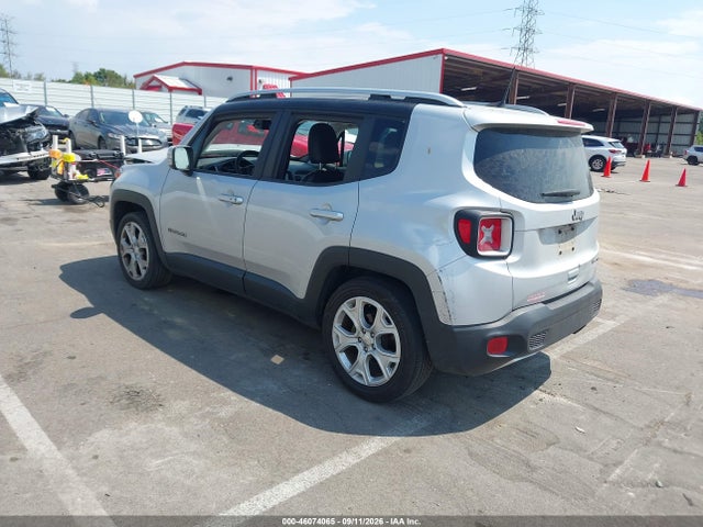 2018 Jeep Renegade Limited Fwd მანქანა იყიდება აუქციონზე, vin: ZACCJADB7JPJ19569, აუქციონის ნომერი: 46074065