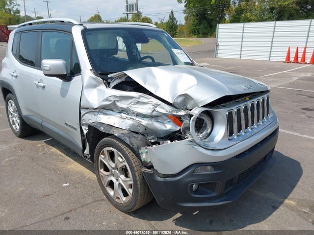 2018 Jeep Renegade Limited Fwd მანქანა იყიდება აუქციონზე, vin: ZACCJADB7JPJ19569, აუქციონის ნომერი: 46074065