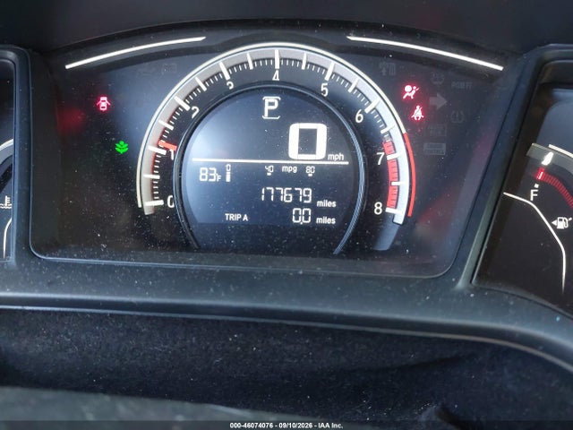 46074076 :رقم المزاد ، 19XFC2F51HE203868 vin ، 2017 Honda Civic Lx مزاد بيع