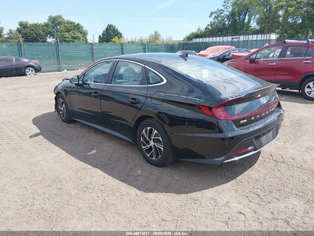 Hyundai Sonata Blue 2021 KMHL24JJXMA035498 Image 3