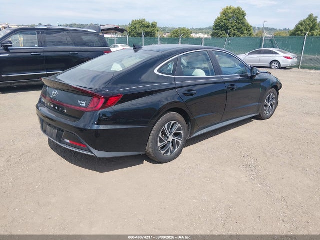 Hyundai Sonata Blue 2021 KMHL24JJXMA035498 Image 4