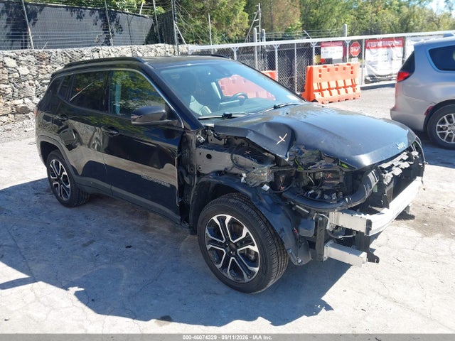 2022 Jeep Compass Limited 4x4 მანქანა იყიდება აუქციონზე, vin: 3C4NJDCB2NT236568, აუქციონის ნომერი: 46074329