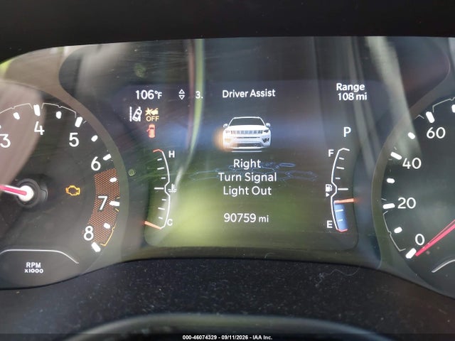 46074329 :رقم المزاد ، 3C4NJDCB2NT236568 vin ، 2022 Jeep Compass Limited 4x4 مزاد بيع