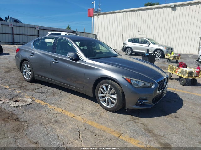 2017 Infiniti Q50 3.0t Premium მანქანა იყიდება აუქციონზე, vin: JN1EV7AP1HM738683, აუქციონის ნომერი: 46074340