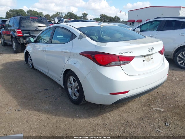 Aukcja sprzedaży 2015 Hyundai Elantra Se, vin: 5NPDH4AE3FH615374, numer aukcji: 46074458