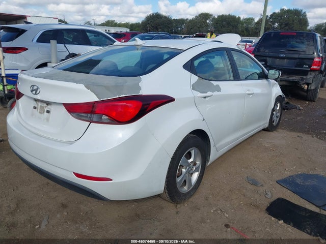 Aukcja sprzedaży 2015 Hyundai Elantra Se, vin: 5NPDH4AE3FH615374, numer aukcji: 46074458