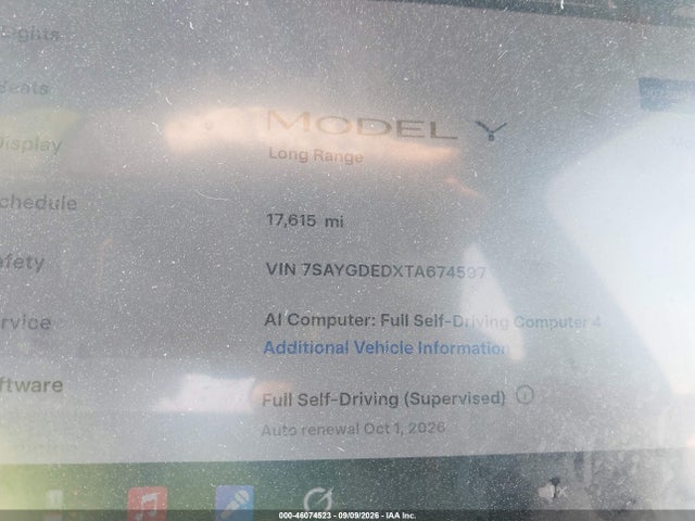 7SAYGDEDXTA674597 Tesla Model Y Premium Rear-wheel Drive/rear-wheel Drive