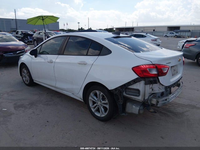 2019 Chevrolet Cruze Ls მანქანა იყიდება აუქციონზე, vin: 1G1BC5SM3K7127535, აუქციონის ნომერი: 46074724