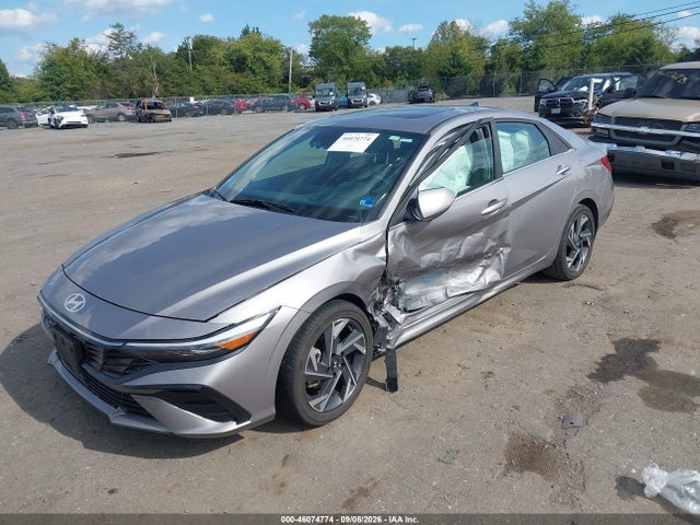 2024 Hyundai Elantra Hybrid Limited მანქანა იყიდება აუქციონზე, vin: KMHLN4DJ6RU093892, აუქციონის ნომერი: 46074774