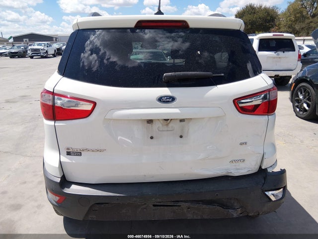 2019 Ford Ecosport Se მანქანა იყიდება აუქციონზე, vin: MAJ6S3GL6KC278771, აუქციონის ნომერი: 46074956
