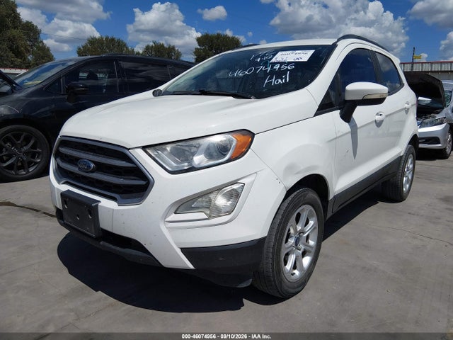 2019 Ford Ecosport Se მანქანა იყიდება აუქციონზე, vin: MAJ6S3GL6KC278771, აუქციონის ნომერი: 46074956