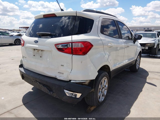 2019 Ford Ecosport Se მანქანა იყიდება აუქციონზე, vin: MAJ6S3GL6KC278771, აუქციონის ნომერი: 46074956