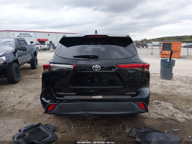 2020 Toyota Highlander Le მანქანა იყიდება აუქციონზე, vin: 5TDBZRBH7LS029129, აუქციონის ნომერი: 46075077