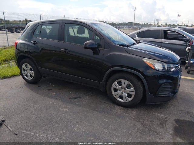 2018 Chevrolet Trax Ls მანქანა იყიდება აუქციონზე, vin: 3GNCJKSB8JL379703, აუქციონის ნომერი: 46075233