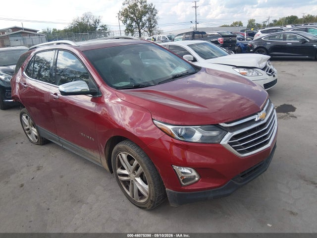 46075398 :رقم المزاد ، 3GNAXMEV6JS539980 vin ، 2018 Chevrolet Equinox Premier مزاد بيع