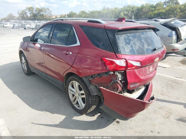 Aukcja sprzedaży 2018 Chevrolet Equinox Premier, vin: 3GNAXMEV6JS539980, numer aukcji: 46075398