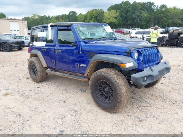 2018 Jeep Wrangler Unlimited Sport 4x4 მანქანა იყიდება აუქციონზე, vin: 1C4HJXDG3JW172229, აუქციონის ნომერი: 46075419