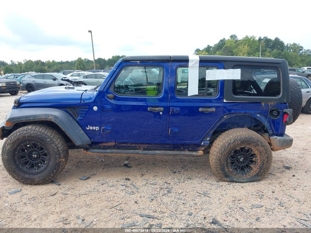 2018 Jeep Wrangler Unlimited Sport 4x4 მანქანა იყიდება აუქციონზე, vin: 1C4HJXDG3JW172229, აუქციონის ნომერი: 46075419