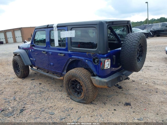 2018 Jeep Wrangler Unlimited Sport 4x4 მანქანა იყიდება აუქციონზე, vin: 1C4HJXDG3JW172229, აუქციონის ნომერი: 46075419
