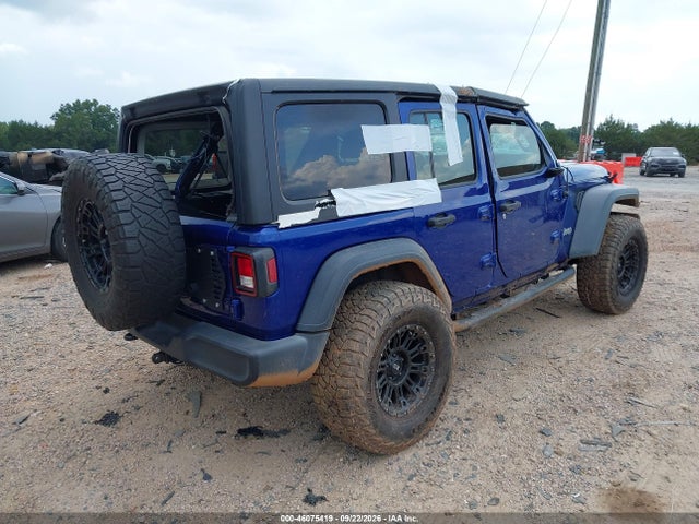 2018 Jeep Wrangler Unlimited Sport 4x4 მანქანა იყიდება აუქციონზე, vin: 1C4HJXDG3JW172229, აუქციონის ნომერი: 46075419
