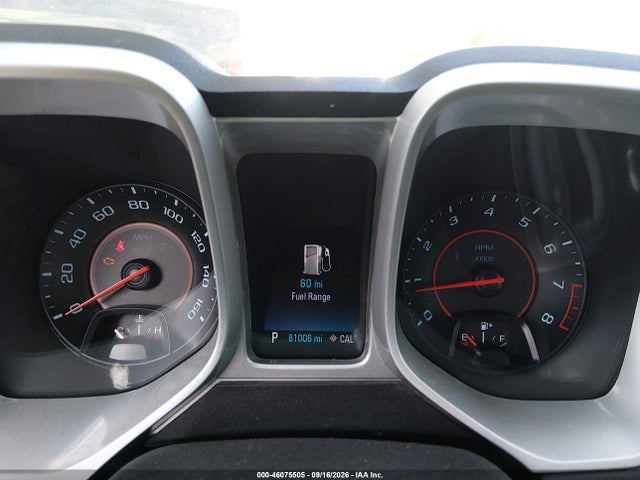 46075505 :رقم المزاد ، 2G1FC1E30E9249074 vin ، 2014 Chevrolet Camaro 2lt مزاد بيع