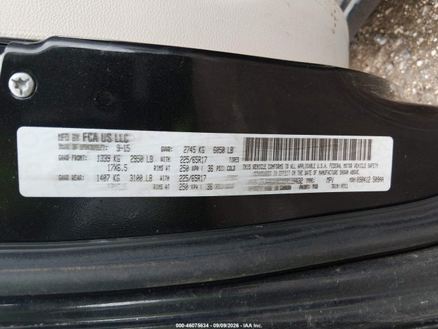 46075634 :رقم المزاد ، 2C4RDGBGXGR130432 vin ، 2016 Dodge Grand Caravan Se مزاد بيع