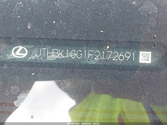 Продаж на аукціоні авто 2015 Lexus Es 350, vin: JTHBK1GG1F2172691, номер лоту: 46075645