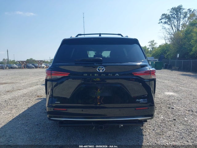 46075652 :رقم المزاد ، 5TDESKFC1NS058801 vin ، 2022 Toyota Sienna Platinum مزاد بيع