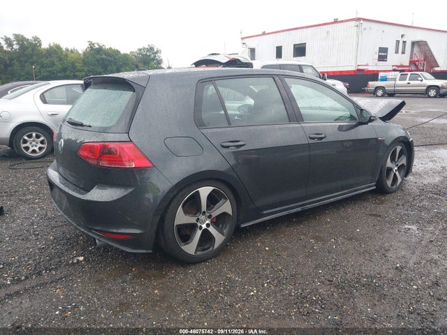 2017 Volkswagen Golf Gti Autobahn 4-door/s 4-door/se 4-door/sport 4-door მანქანა იყიდება აუქციონზე, vin: 3VW4T7AU9HM039825, აუქციონის ნომერი: 46075742