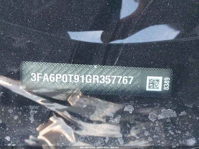 Ford FUSION SE 2016 3FA6P0T91GR357767 Image 9