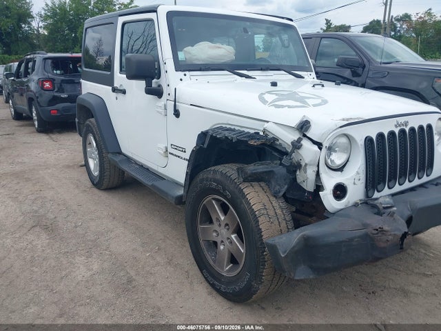 2014 Jeep Wrangler Sport მანქანა იყიდება აუქციონზე, vin: 1C4GJWAG8EL206750, აუქციონის ნომერი: 46075756