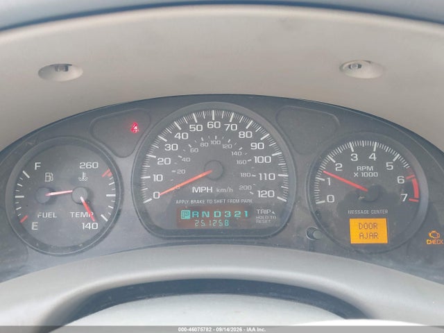 2005 Chevrolet Impala Ls მანქანა იყიდება აუქციონზე, vin: 2G1WH52K959132422, აუქციონის ნომერი: 46075782