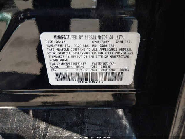 JN1BV7AP8EM671417 Infiniti Q50 SPORT