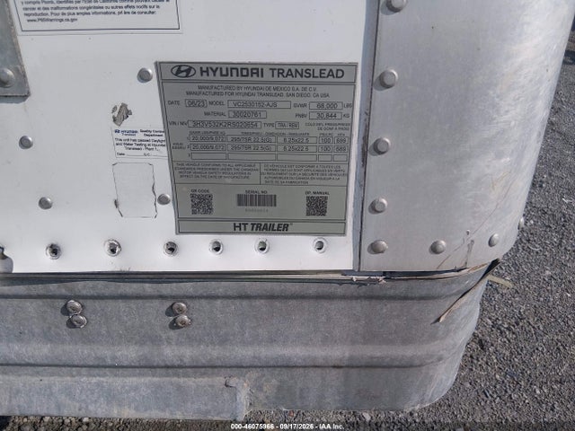 2024 Hyundai Translead Inc Hyundai Translead Inc მანქანა იყიდება აუქციონზე, vin: 3H3V532K2RS020654, აუქციონის ნომერი: 46075966
